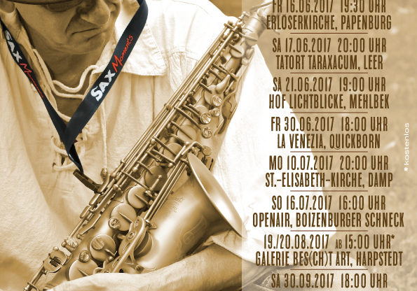 Heiko Frehse, Saxophonist & Redner für Live-Musik-Events im Norden Deutschlands.