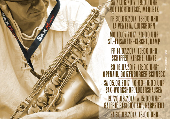 Heiko Frehse, Saxophonist & Freier Redner rund um Hamburg, Bremen und Hannover.