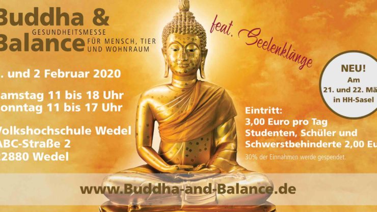 Gesundheitsmesse „Buddha & Balance feat. Seelenklänge mit dem Saxophon in Wedel.
